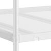 vidaXL Bunk Bed without Mattress White 90x190 cm Single Steel