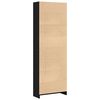 vidaXL Bookshelf Black Oak 60 x 24 x 176 cm Engineered Wood