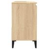 vidaXL Bathroom Cabinet Sonoma Oak 65x33x60 cm Engineered Wood