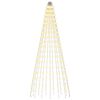 vidaXL Christmas Tree Light with Spikes 270 LEDs Warm White and