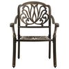 vidaXL 7 Piece Garden Dining Set Bronze Cast Aluminium