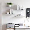 vidaXL Floating Wall Shelves 4 pcs Concrete Grey 50x23x3.8 cm MDF
