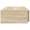 vidaXL Bed Drawers Sonoma Oak 80 x 36.5 x 16.5 cm Engineered Wood