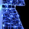 vidaXL Christmas Tree with 160 LEDs Blue 150 cm Acrylic