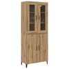 vidaXL Highboard 2 pcs Artisan Oak Engineered Wood
