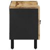 vidaXL TV Cabinet Black 105x33.5x46 cm Solid Rough Wood Mango