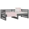 vidaXL Pull-out Day Bed without Mattress Grey 2x(80x200)cm