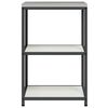 vidaXL Kitchen Storage with Shelf White 60 x 50 x 92 cm Steel