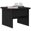 vidaXL Coffee Table Black Oak 55 x 54.5 x 45 cm Engineered wood