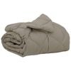 vidaXL Full Year Duvet Light Grey 140 x 220 cm Microfiber