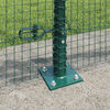vidaXL Fence Post Green 100 x 0.6 m (19 x 19 mm mesh) Steel and PVC