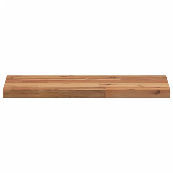 vidaXL Floating Shelves 2 pcs 60x20x2 cm Oil Finished Solid Wood Acacia