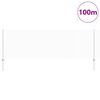 vidaXL Fence with Post Silver 0.8 x 100 m Steel