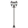 vidaXL Garden Light Post Bronze Aluminium and Glass