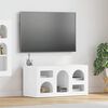 vidaXL TV Cabinet High Gloss White 80 x 35 x 40 cm Engineered Wood