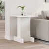 vidaXL End Table White 44.5 x 45 x 55 cm Engineered Wood