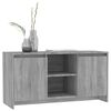 vidaXL TV Cabinet Grey Sonoma 102x37.5x52.5 cm Engineered Wood