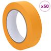 vidaXL Painter Masking Tapes 50 pcs Yellow 30mm x 50m Paper