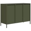 vidaXL Sideboard&nbsp;Olive Green 101.5x39x73.5 cm Cold-rolled Steel