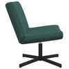 vidaXL Swivel Chair Dark Green 63 x 75 x 76 cm Fabric