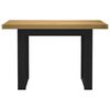 vidaXL Desk NOAIN U-Shaped Legs 120x50x75 cm Solid Wood Pine
