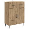 vidaXL Sideboard Artisan Oak 66 x 34.5 x 89.5 cm Engineered Wood