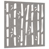 vidaXL Garden Wall Decoration 55x55 cm Corten Steel Bamboo Design