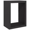 vidaXL Firewood Rack Black 60x40x80 cm Steel