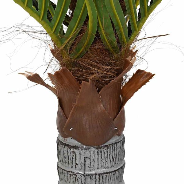 vidaXL Artificial Palm Tree 6 Leaves 100 cm Green