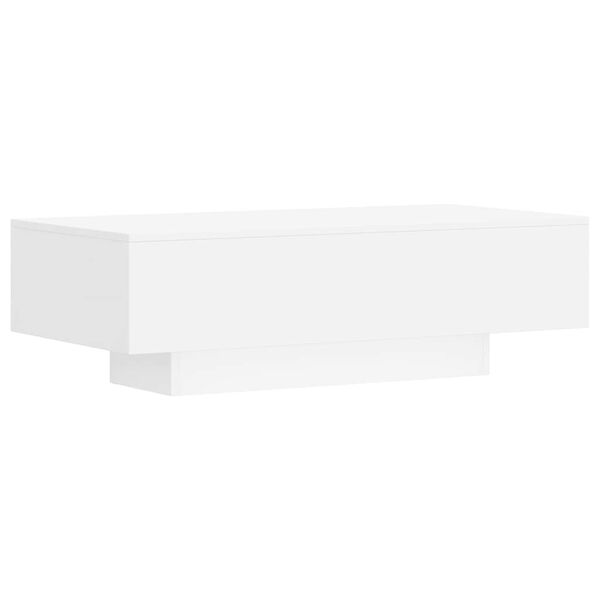 vidaXL Coffee Table White 100x49.5x31 cm Engineered Wood