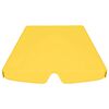 vidaXL Replacement Canopy for Garden Swing Yellow 150/130x105/70 cm