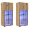 vidaXL Wall-mounted TV Cabinets 2 pcs Artisan Oak 40.5 x 30 x 90 cm
