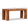 vidaXL Bench Solid Acacia Wood 110x35x45 cm