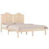 vidaXL Bed Frame without Mattress Solid Wood Double