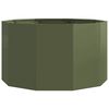 vidaXL Planter Olive Green 90 x 90 x 50 cm Steel