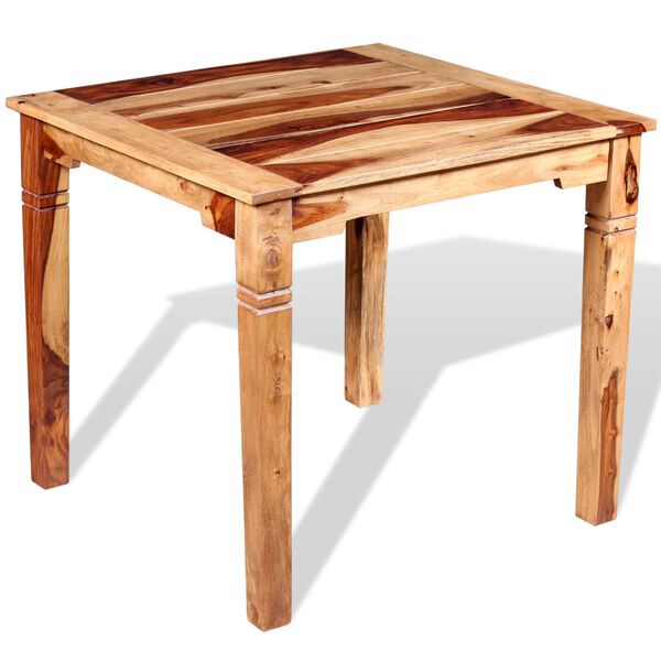 vidaXL Dining Table Solid Acacia Wood 82x80x76 cm