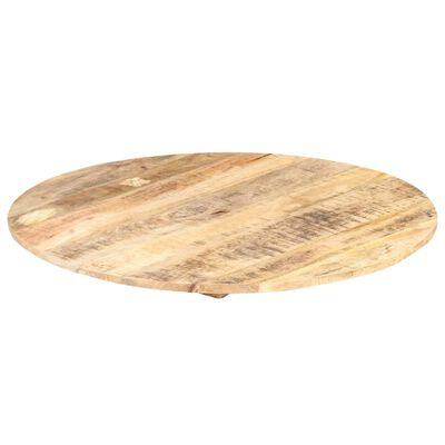 vidaXL Table Top Solid Mango Wood Round 15-16 mm 80 cm