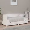 vidaXL Day Bed without Mattress White 90x190 cm Single Solid Wood Pine