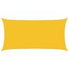 vidaXL Sunshade Sail Rectangular 2 x 6 m HDPE Yellow