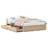 vidaXL Bed Frame without Mattress 120x200 cm Solid Wood Pine