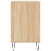 vidaXL Shoe Cabinet Sonoma Oak 102x36x60 cm Engineered Wood