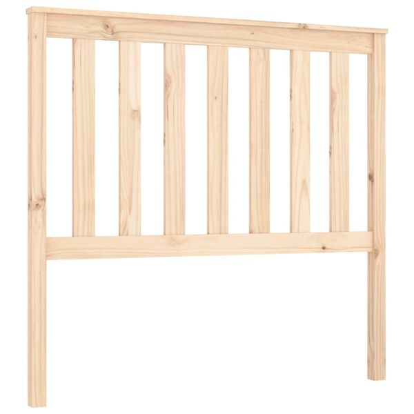 vidaXL Bed Headboard 106x6x101 cm Solid Wood Pine
