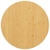 vidaXL Table Top | Natural Bamboo | Large | Durable | Bamboo Table Top | Round