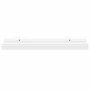 vidaXL Picture Frame Ledge Shelves 2 pcs White 40x9x3 cm MDF