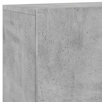 vidaXL 6 Piece TV Wall Units Concrete Grey Engineered Wood