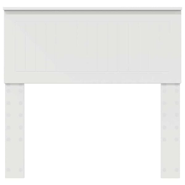 vidaXL Headboard with Headboard White 90 cm Engineered wood