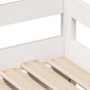 vidaXL Daybed with Trundle and Drawers without Mattress White 90x200 cm