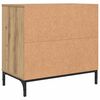 vidaXL Bedside Table Artisan oak 63.5 x 36 x 61 cm Engineered wood