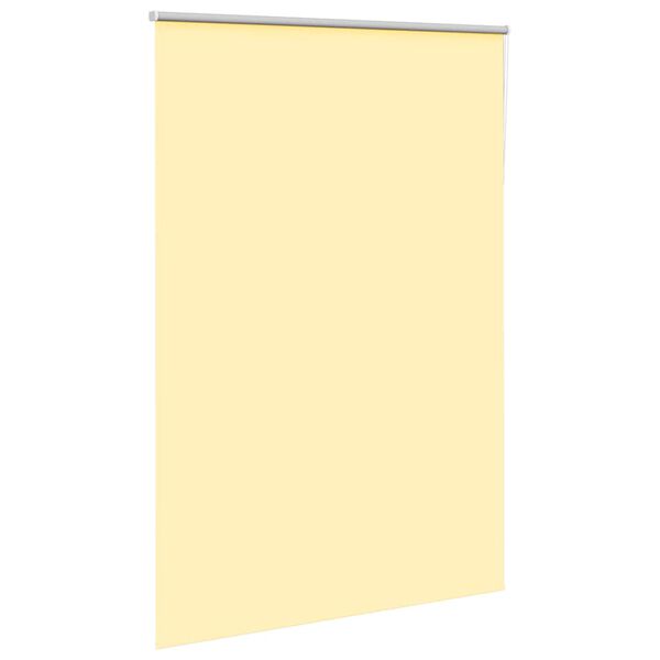 vidaXL Roller Blind Blackout Yellow 150x230 cm Fabric Width 146.6 cm Polyester