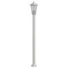 vidaXL Outdoor Floor Lamp Silver 120 cm Stainless Steel